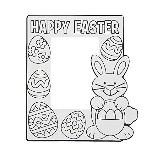 Color Your Own Easter Picture Frame - Crafts for Kids and Fun Home Activities