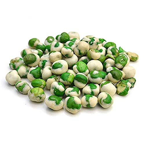 Wasabi coated Green Peas - Hot Wasabi Peas - Wasabi Green Peas - Crunchy  and  Spicy Malaysian Snack - Great for Salads Protein Source - Kosher Food-Bulk Snacks - 1Pound -1lbs.- By Ny Spice Shop