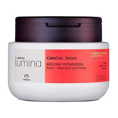 Natura - Linha Lumina -Cabelos Secos- - Mascara Reparadora 250 Ml - -Natura - Lumina -Dry Hair- Collection - Reconstructive Mascara 8.45 Fl Oz- Natura - Linha Lumina -Cabelos Secos- - Mascara Reparadora 250 Ml - -Natura - Lumina -Dry Hair- Collection - Reconstructive Mascara 8.45 Fl Oz-