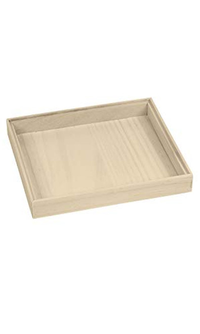 Small Antique White Wood Jewelry Tray - 7 1/2 inchL x 8 1/2 inchW x 1 inchD - Set of 2 Small Antique White Wood Jewelry Tray - 7 1/2 inchL x 8 1/2 inchW x 1 inchD - Set of 2