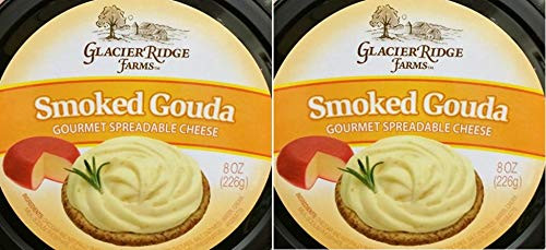 Glacier Ridge Farms Smoked Gouda Gourmet Spreadable Cheese 8oz - 2 pack -