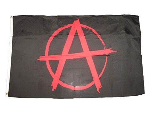 JumpingLight 3x5 Anarchy Punk Rock Circle Premium Quality Flag 3x5 House Banner Grommets - Quality Flags JumpingLight 3x5 Anarchy Punk Rock Circle Premium Quality Flag 3x5 House Banner Grommets - Quality Flags