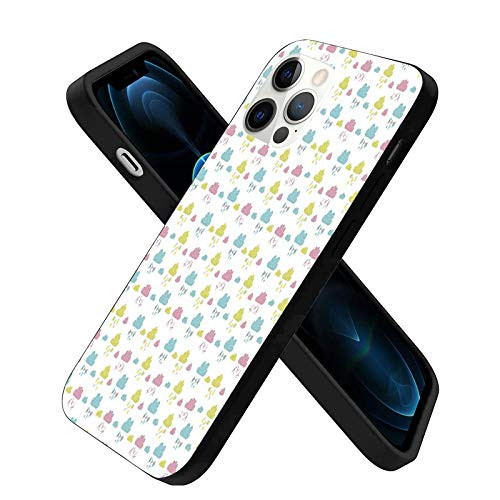 Compatible with iPhone 12 Mini Series CaseColorful Abstract Motifs with Geometric Shapes Stripes Dots Circles and Trianglesfor iPhone 12 Mini 5.4inch -2020-
