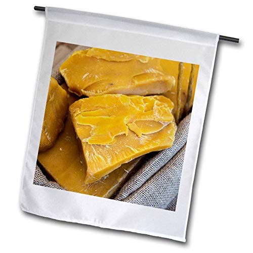 3dRose Alexis Photography - Objects Misc. - Lamps of Yellow Honey Wax in a Burlap Sack. Two Wax Candles - 12 x 18 inch Garden Flag -fl_309165_1- 3dRose Alexis Photography - Objects Misc. - Lamps of Yellow Honey Wax in a Burlap Sack. Two Wax Candles - 12 x 18 inch Garden Flag -fl_309165_1-