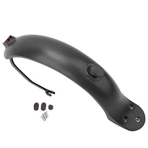 Xinwoer Scooter Rear with Taillight and HookRear Mudguard Bracket with Taillight and Hook for Mijia M365 Electric Scooter-Gray-