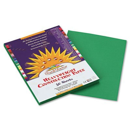 SunWorks Construction Paper 58 lbs. 9 x 12 Holiday Green 50 Sheets/Pack SunWorks Construction Paper 58 lbs. 9 x 12 Holiday Green 50 Sheets/Pack