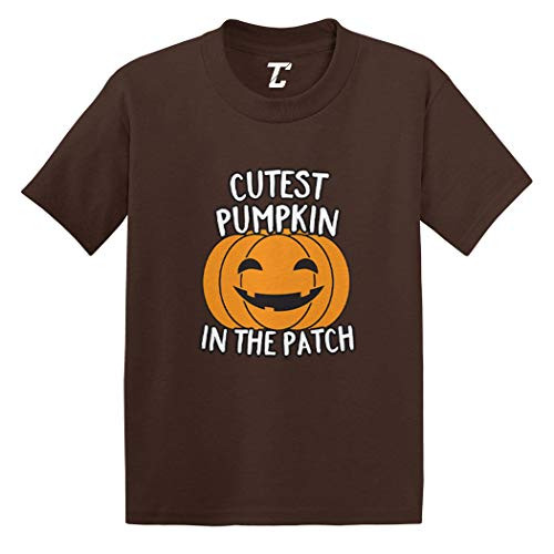 Cutest Pumpkin in The Patch - Infant/Toddler Cotton Jersey T-Shirt -Brown 5T- Cutest Pumpkin in The Patch - Infant/Toddler Cotton Jersey T-Shirt -Brown 5T-