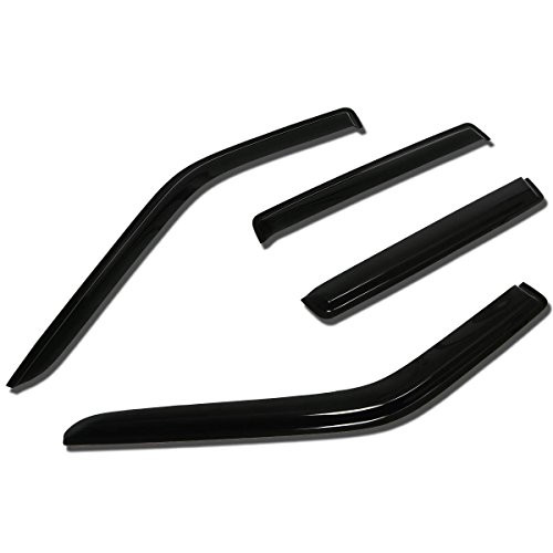 Replacement for Jeep Grand Cherokee ZJ 4pcs Tape-On Window Visor Deflector Rain Guard