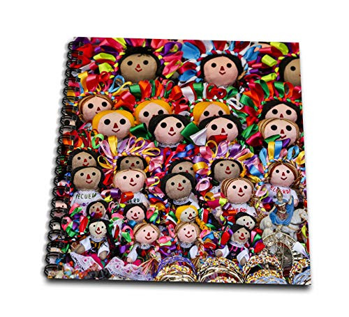 3dRose Guanajuato in Central Mexico. Vendor display colorful dolls. - Drawing Books -db_330891_3-