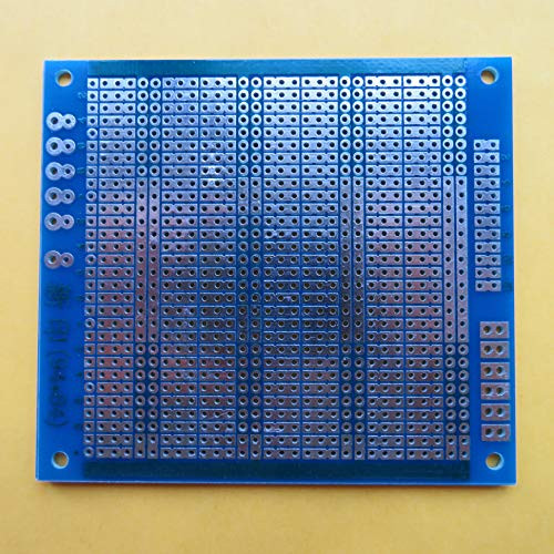 Davitu Electrical Equipments Supplies - 5pcs 48x94mm FR4 Fiberglass circuit board universal stripboard veroboard pcb Single Side Platine breadboard experiment Prototype