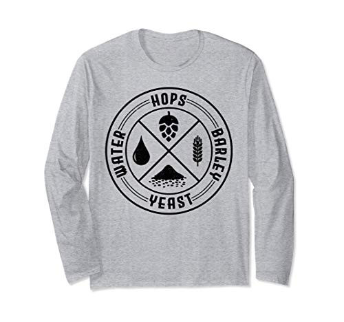 Beer Brewer Homebrew Craft Beer Brewing Brewmaster Hops Gift Long Sleeve T-Shirt