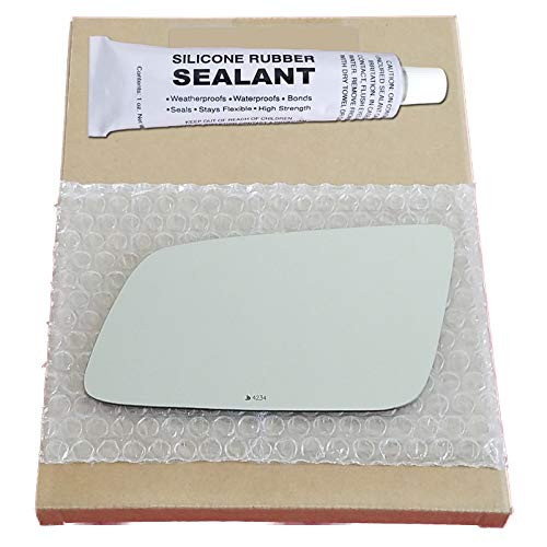 Mirror Glass Replacement  Plus Silicone Adhesive for 2008-2009 Pontiac G8 Driver Side