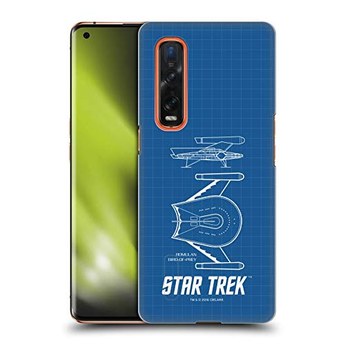 Head Case Designs Officially Licensed Star Trek Romulan Bird of Prey Ships of The Line TOS Hard Back Case Compatible with Oppo Find X2 Pro
