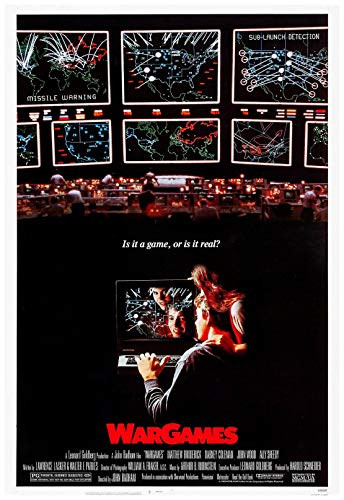 War Games Movie Poster 24 x 36 Inches Full Sized Print Unframed Ready for Display