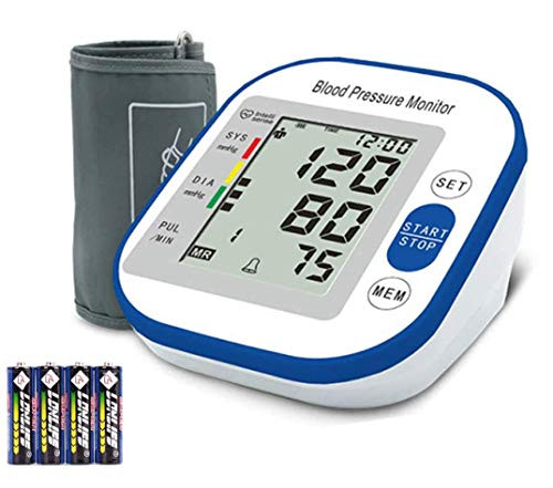 Digital Blood Pressure Monitor with LED Display - Blood Pressure Monitor Upper Arm Upper Arm Rechargeable BP Monitor Machine