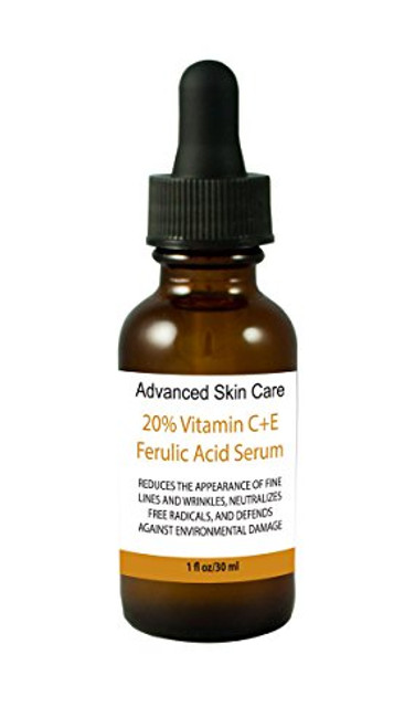 The Best Vitamin C Serum for Your Face-20 percent Vitamin C 1 percent Vitamin E and 1 percent Ferulic Acid in Hyaluronic Acid Serum Brighten Skinreduce Fine Lines and Wrinkles 1 Oz- Guaranteed results or