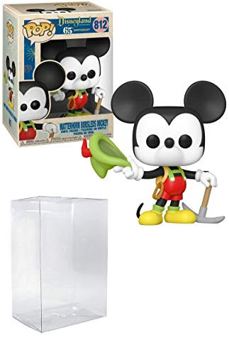 Mickey in Lederhosen Matterhorn Bobsleds Mickey Pop 812 Disneyland 65th Vinyl Figure -Bundled with EcoTek Protector to Protect Display Box-