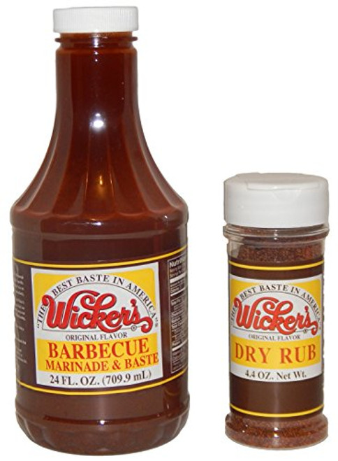 Wickers Combo Pack Marinade Baste and Dry Rub