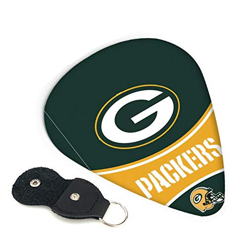 Stockdale Anime Green Bay Guitar Picks Electric Guitars Ukulele Thin Medium and Thick Gauge Picks Selected Guitar Picks 6 Pieces 0.71mm