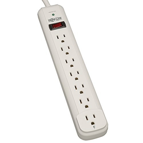 Tripp Lite 7 Outlet Surge Protector Power Strip 6ft Cord and 20K INSURANCE -STRIKER- Tripp Lite 7 Outlet Surge Protector Power Strip 6ft Cord and 20K INSURANCE -STRIKER-