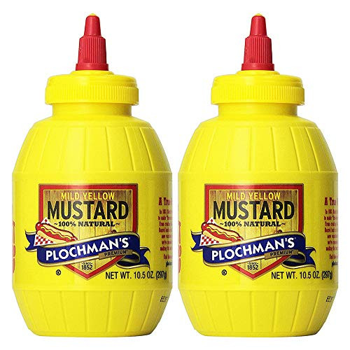 Plochmans Original Mild Classic Yellow Mustard 10.5 Oz -2 Pack- Plochmans Original Mild Classic Yellow Mustard 10.5 Oz -2 Pack-