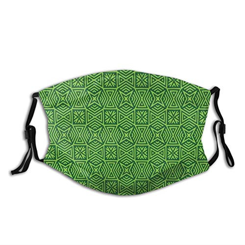 Fillter Face Cloth for Men and Women Abstract Shapes Pattern Triangles Squares And Angled Lines Composition Reusable Windproof Mouth Anti Dust Double Protection Fillter Face Cloth for Men and Women Abstract Shapes Pattern Triangles Squares And Angled Lines Composition Reusable Windproof Mouth Anti Dust Double Protection