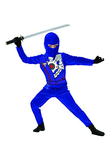 Charades Childs Ninja Avenger Series 4 Costume Blue Small
