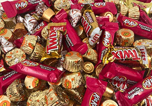 Easter Candy Mix Gold Pink Wrap - Hersheys Kisses Reeses Peanut Butter Cups Rolo Caramel 4 Pound Bag