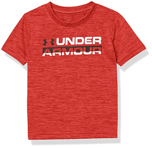 Under Armour Boys UA Horizon Branded Twist SS Versa Red 6