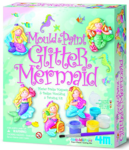 4M Mold and Paint Glitter Mermaid Kit