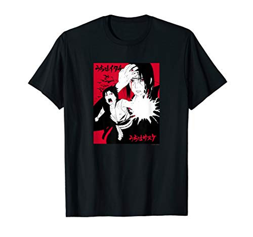 Naruto Shippuden Itachi  and  Sasuke with Kanji T-Shirt