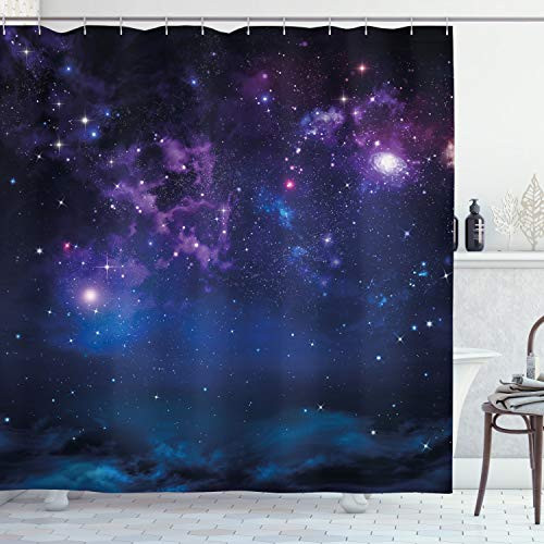 Ambesonne Space Shower Curtain Milky Way Themed Dark Matter with Star Field Sci Fi Display Artwork Print Cloth Fabric Bathroom Decor Set with Hooks 70 Long Magenta Blue Ambesonne Space Shower Curtain Milky Way Themed Dark Matter with Star Field Sci Fi Display Artwork Print Cloth Fabric Bathroom Decor Set with Hooks 70 Long Magenta Blue