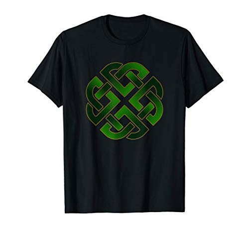 Emerald Green Celtic Gaelic Knot Shirt For St. Patricks Day T-Shirt
