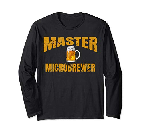 Master Microbrewer Craft Beer Maker Microbrew Gift Long Sleeve T-Shirt