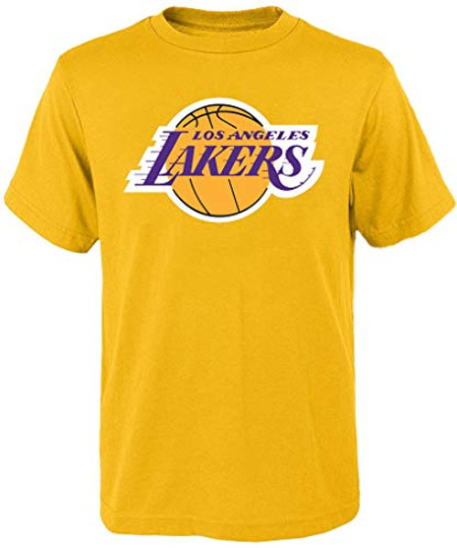 Outerstuff NBA Kids Youth Team Color Alternate Primary Logo T-Shirt -5/6 Los Angeles Lakers Yellow- Outerstuff NBA Kids Youth Team Color Alternate Primary Logo T-Shirt -5/6 Los Angeles Lakers Yellow-