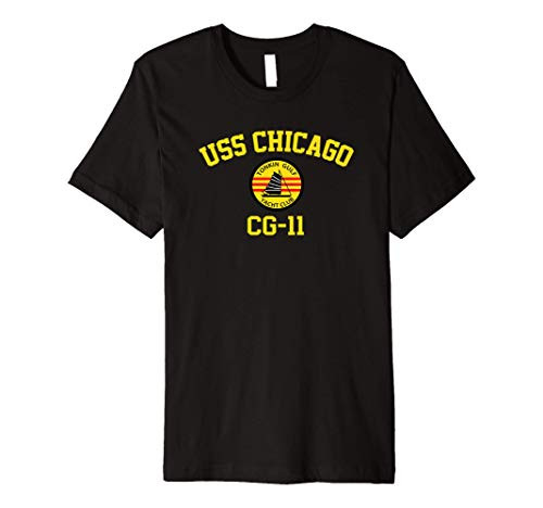 USS Chicago CG-11 Tonkin Gulf Yacht Club Premium T-Shirt