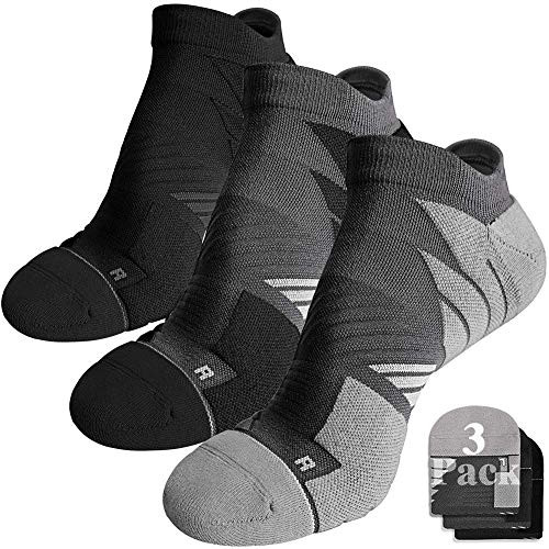 No Show Running Socks Men Hylaea Moisture Wicking Athletic Tab Socks No Blister Coolmax Cushion Padded ideal for Sports Golf Runner Gym Workout Tennis Low Cut Gray Black xLarge 3 Pairs No Show Running Socks Men Hylaea Moisture Wicking Athletic Tab Socks No Blister Coolmax Cushion Padded ideal for Sports Golf Runner Gym Workout Tennis Low Cut Gray Black xLarge 3 Pairs