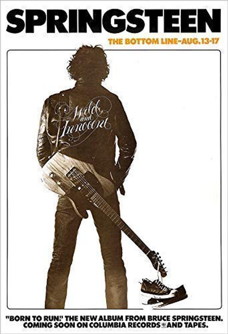 Bruce Springsteen 1975 Bottom Line Concert Poster Print by delovely Arts