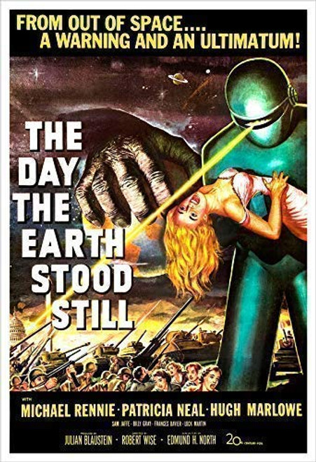 The Day the Earth Stood Still - Movie Poster Print by delovely Arts