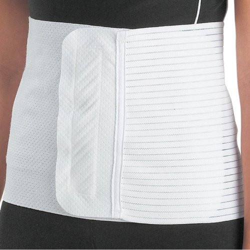 Procare Abdominal Binder Small/Medium Hook and Loop Closure 20 to 42 Inch Waist Circumference 12 Inch Adult DJO 79-89384 - Sold by Pack of One