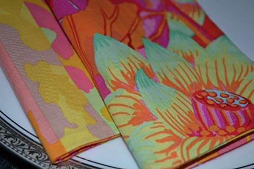 Cloth Napkins Reversible Flower Camo/Set of 4