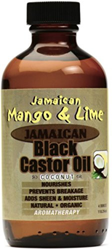 Jamaican Mango  and  Lime Black Castor Oil With Coconut 4 oz -Pack of 3-
