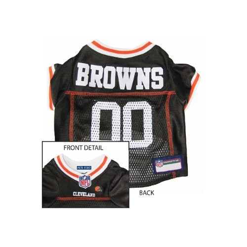 Pets First Cleveland Browns NFL Dog Jersey - Large