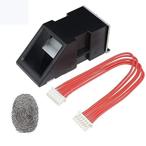 QBLDX FPM10A Optical Fingerprint Reader Sensor Module Door Lock Fingerprint Scanner Module for Arduino Serial Communication Interface