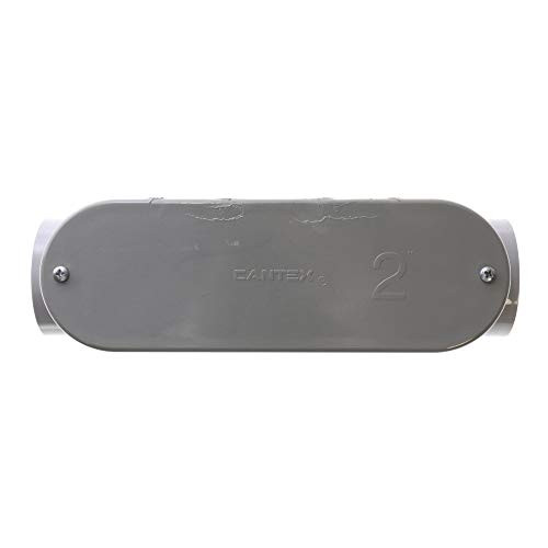 Cantex 5133106 Non-Metallic PVC Type-C Conduit Access Outlet Body 2-Inch
