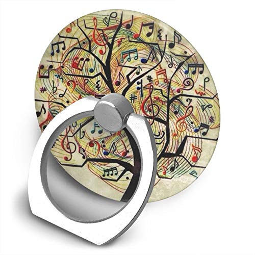 360 Degree Finger Stand Cell Phone Ring Holder Car Mount with Hook for Smartphone-Life Tree