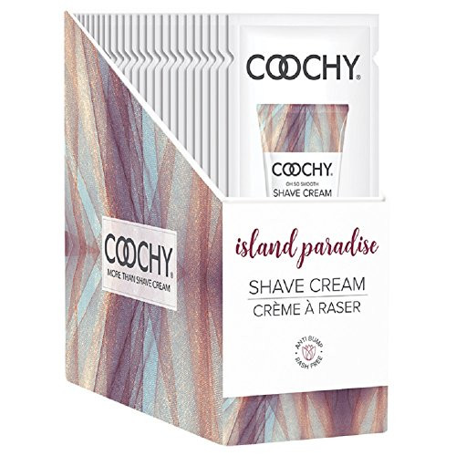 Coochy Shave Cream Island Paradise - 24 Piece Foil Display