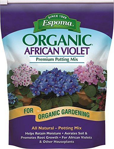 Espoma AV4 Organic African Violet Potting Mix 4-Quart -2- -1-