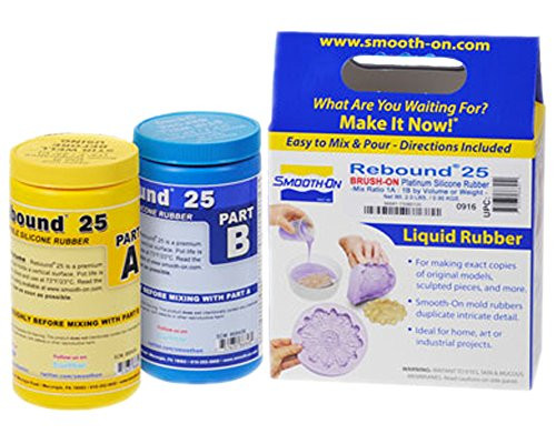 Smooth-On Rebound 25 Brush On Trial Unit Platinum Silicone Moldmaking Rubber Smooth-On Rebound 25 Brush On Trial Unit Platinum Silicone Moldmaking Rubber