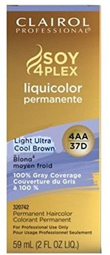 Clairol Professional Liquicolor 4AA/37D Light Ultra Cool Brown 2 Fl Oz Pack of 4